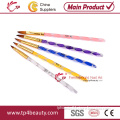5PCS Acrylic Brush Set Manicure Brush Nail Art Brush Set with Acrylic Handle (TP-AH35)